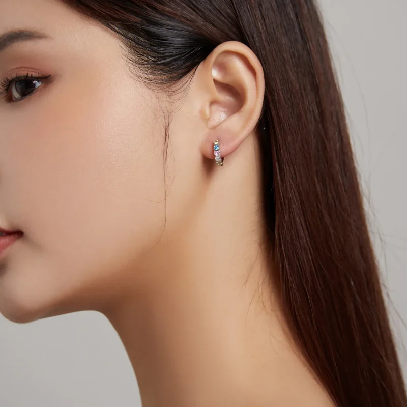 (bilde for) Pandora Style Shine Hoop øredobber - SCE1166-A - Vis 6