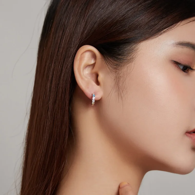 (bilde for) Pandora Style Shine Hoop øredobber - SCE1166-A - Vis 7