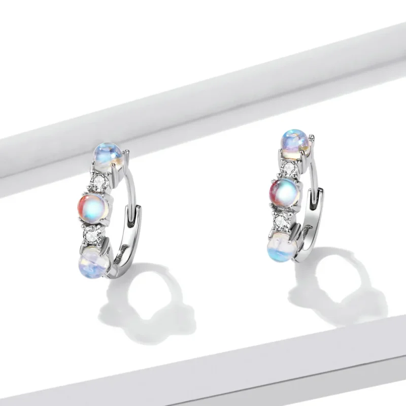 (bilde for) Pandora Style Simple Hoop øredobber - BSE532 - Vis 2