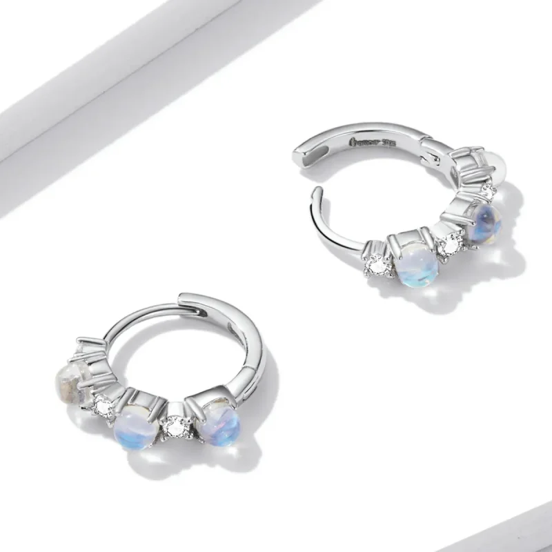 (bilde for) Pandora Style Simple Hoop øredobber - BSE532 - Vis 4