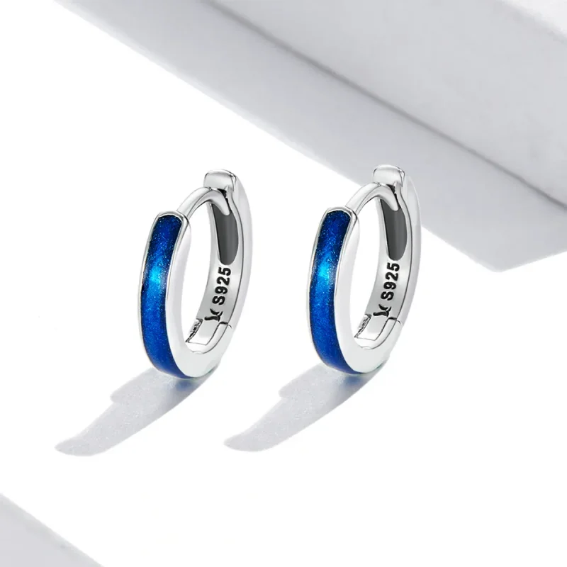 (bilde for) Pandora Style Simple Hoop øredobber - SCE1360 - Vis 2