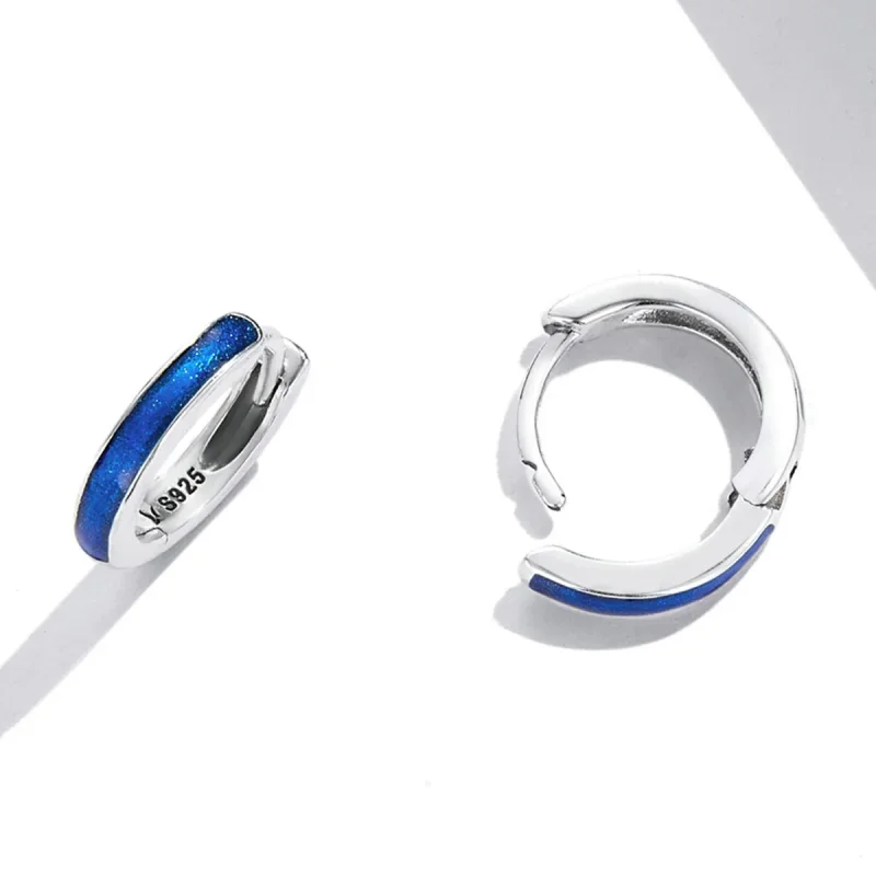 (bilde for) Pandora Style Simple Hoop øredobber - SCE1360 - Vis 4