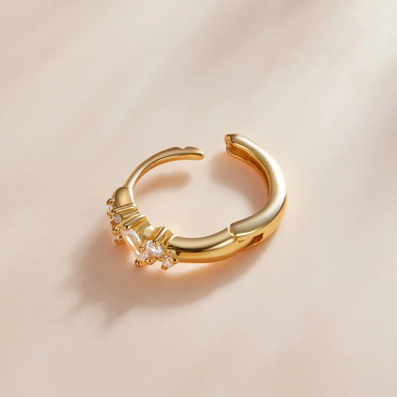 (bilde for) Pandora Style Simple - Starry Hoop øredobber - SCE1189 - Vis 2