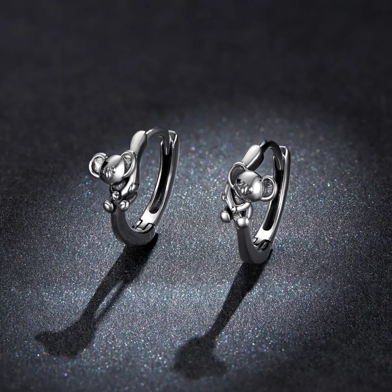 (bilde for) Pandora Style Søte Koala Hoop øredobber - BSE507 - Vis 5