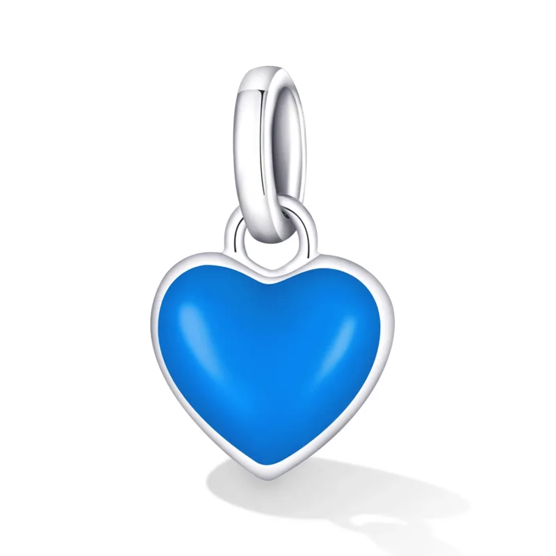 (bilde for) Pandora Style Me Himmelblå Love Dangle - SCP063-BU - Vis 2