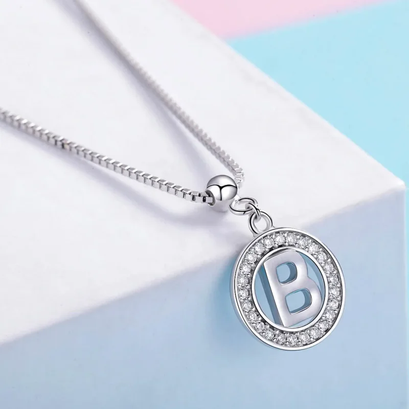 (bilde for) Pandora Style Me Wish Letter-B Dangle - BSP001-B - Vis 4