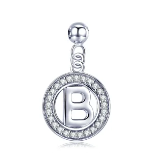 (bilde for) Pandora Style Me Wish Letter-B Dangle - BSP001-B