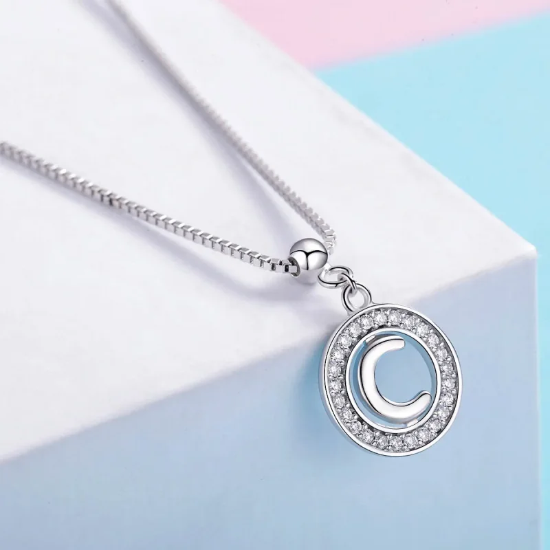 (bilde for) Pandora Style Me Wish Letter-C Dangle - BSP001-C - Vis 4