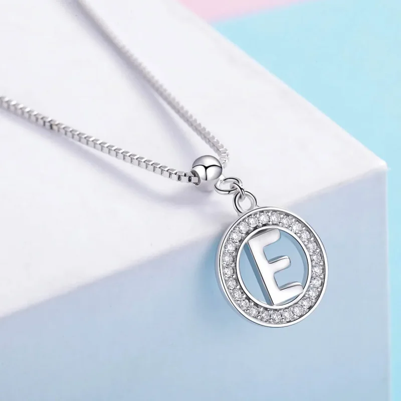 (bilde for) Pandora Style Me Wish Letter-E Dangle - BSP001-E - Vis 4