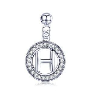 (bilde for) Pandora Style Me Wish Letter-H Dangle - BSP001-H