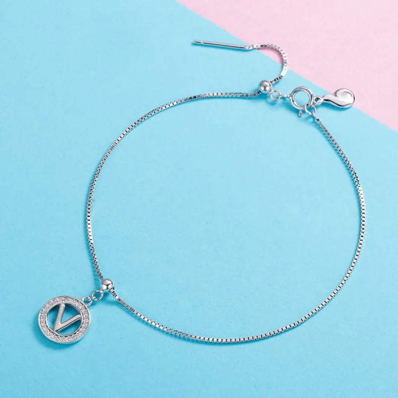 (bilde for) Pandora Style Me Wish Letter-V Dangle - BSP001-V - Vis 2
