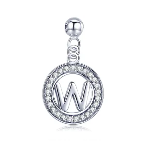 (bilde for) Pandora Style Me Wish Letter-W Dangle - BSP001-W