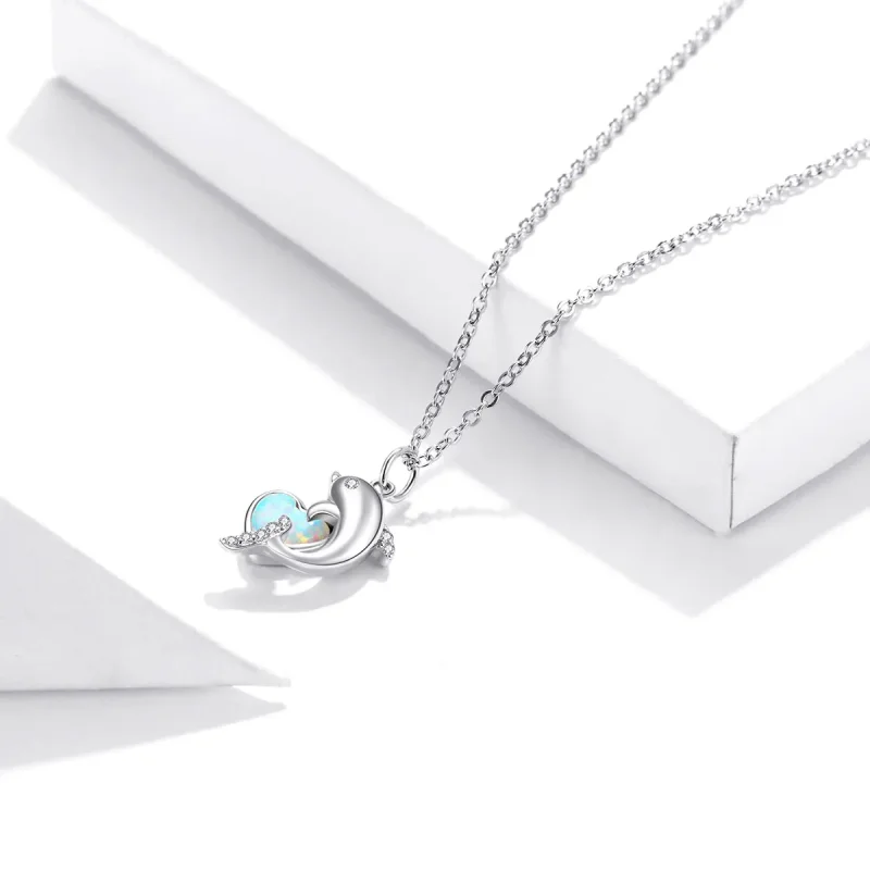 (bilde for) Pandora Style Dolphin Elf Halskjede - SCN412 - Vis 2