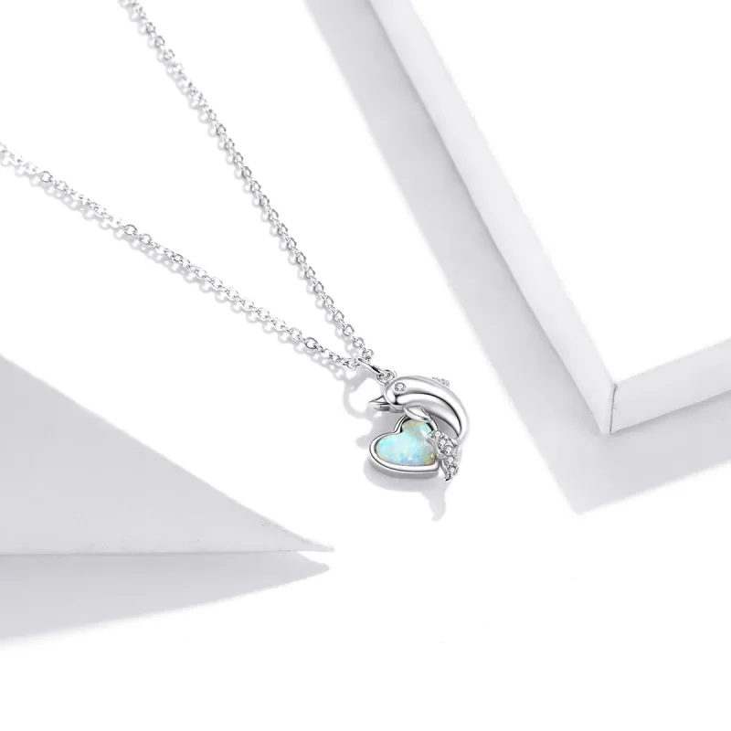 (bilde for) Pandora Style Dolphin Elf Halskjede - SCN412 - Vis 3