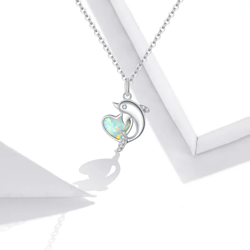 (bilde for) Pandora Style Dolphin Elf Halskjede - SCN412 - Vis 5