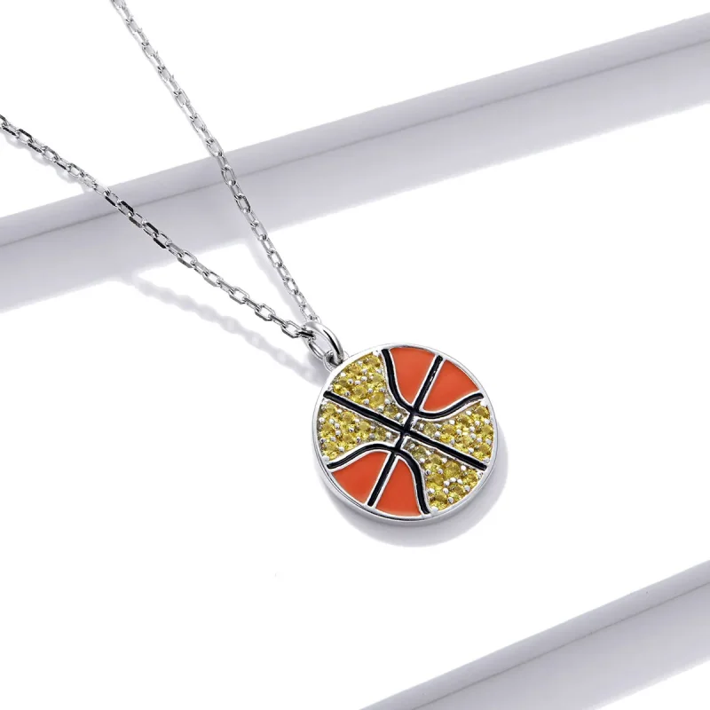 (bilde for) Pandora Style Dynamic Basketball Halskjede - BSN203 - Vis 2