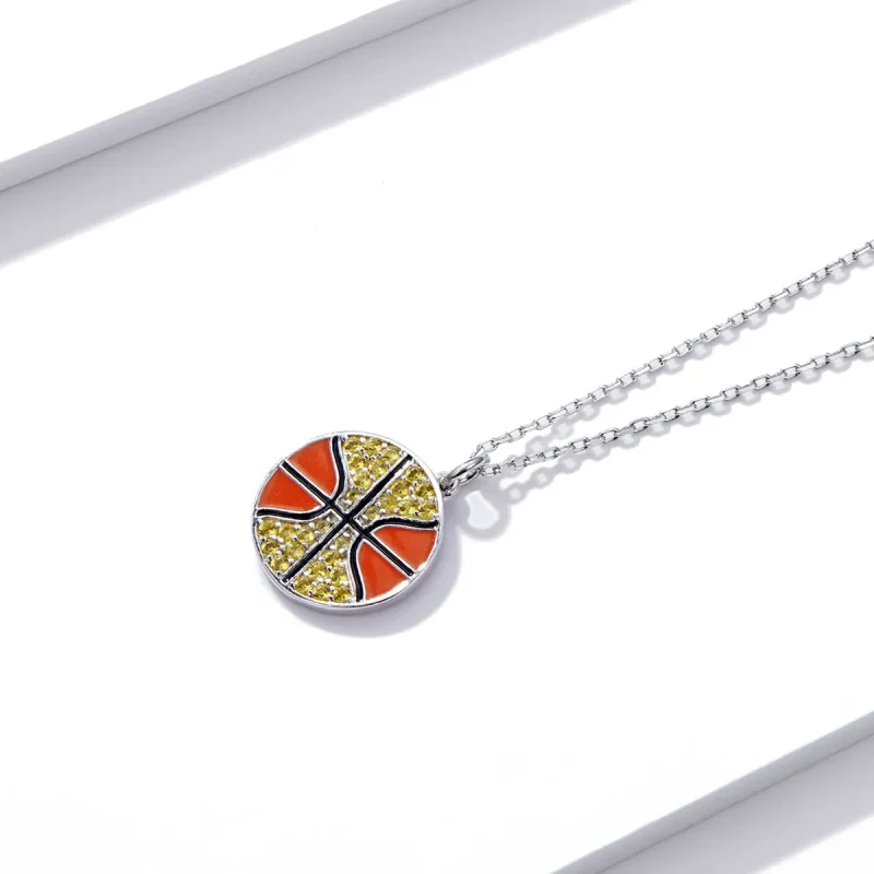 (bilde for) Pandora Style Dynamic Basketball Halskjede - BSN203 - Vis 3
