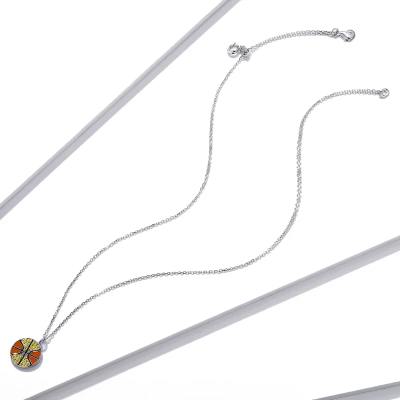 (bilde for) Pandora Style Dynamic Basketball Halskjede - BSN203 - Vis 4