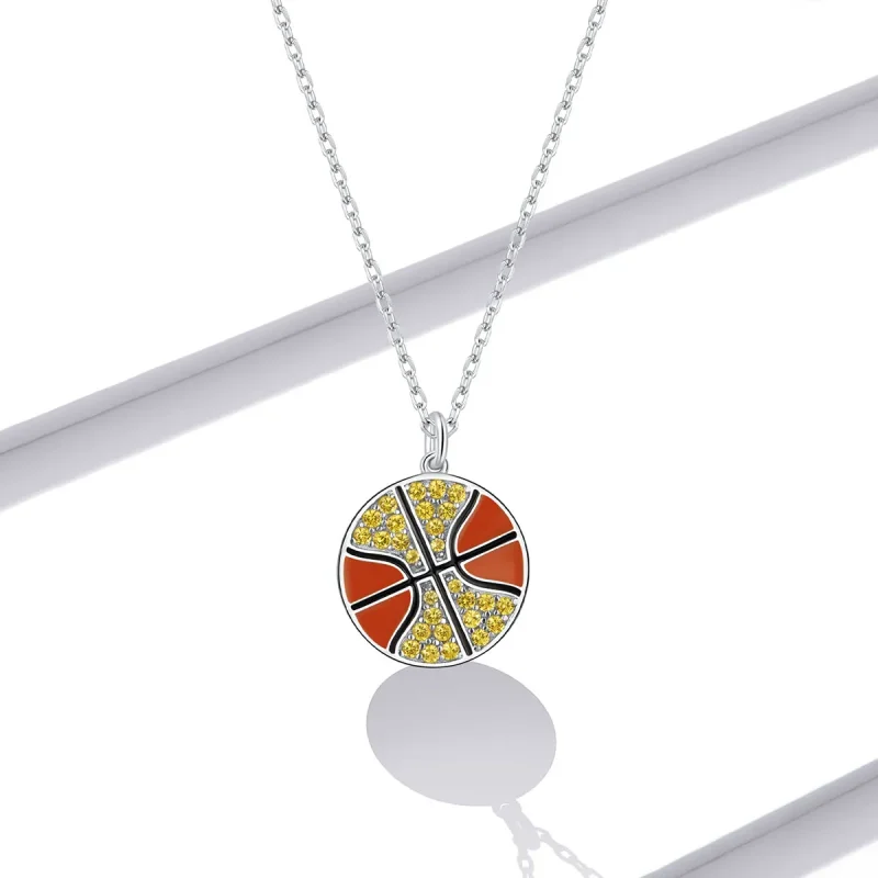 (bilde for) Pandora Style Dynamic Basketball Halskjede - BSN203 - Vis 5