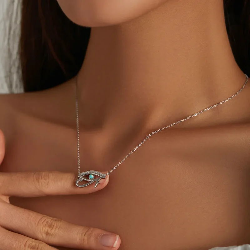 (bilde for) Pandora Style Eye of Horus Halskjede - BSN241 - Vis 8