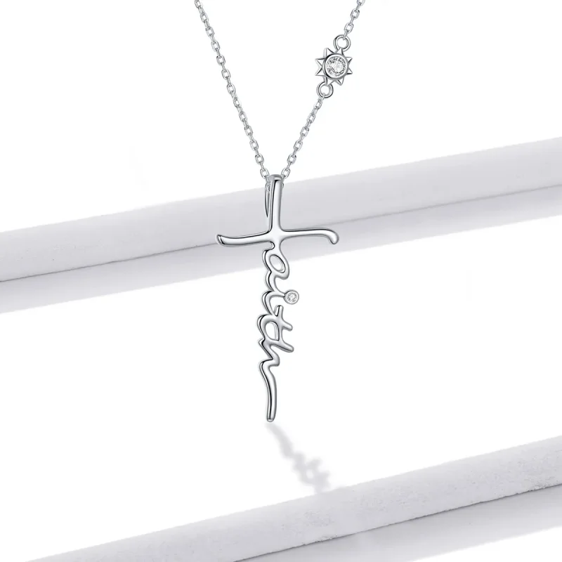 (bilde for) Pandora Style Faith of The Cross Halskjede - BSN231 - Vis 5