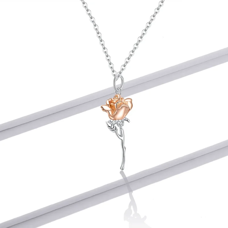 (bilde for) Pandora Style Grasiøs Rose Halskjede - BSN190 - Vis 6