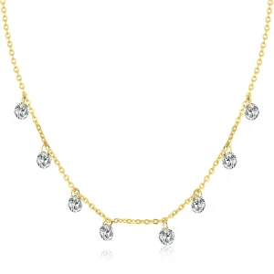 Pandora Style Gullbelagt Recollect Chain Halskjede - SCN299-B (bilde for) Pandora Style Gullbelagt Recollect Chain Halskjede - SCN299-B