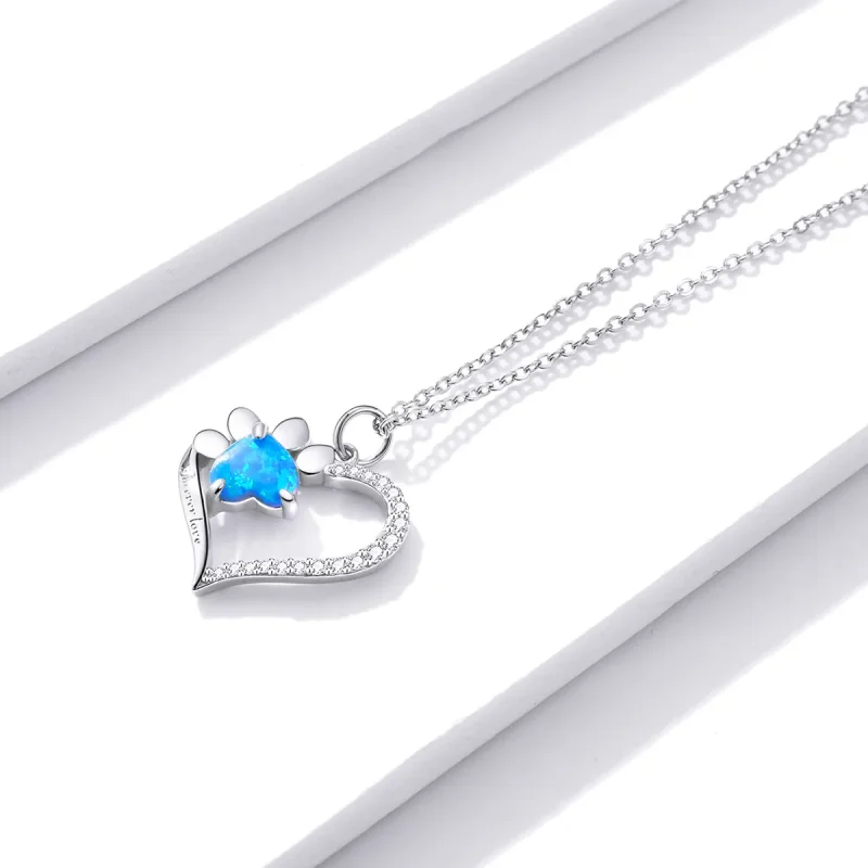(bilde for) Pandora Style Heart Marks Halskjede - BSN225 - Vis 4