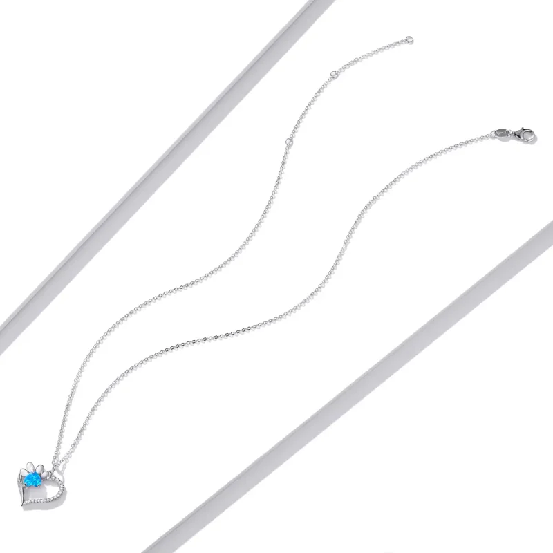 (bilde for) Pandora Style Heart Marks Halskjede - BSN225 - Vis 5
