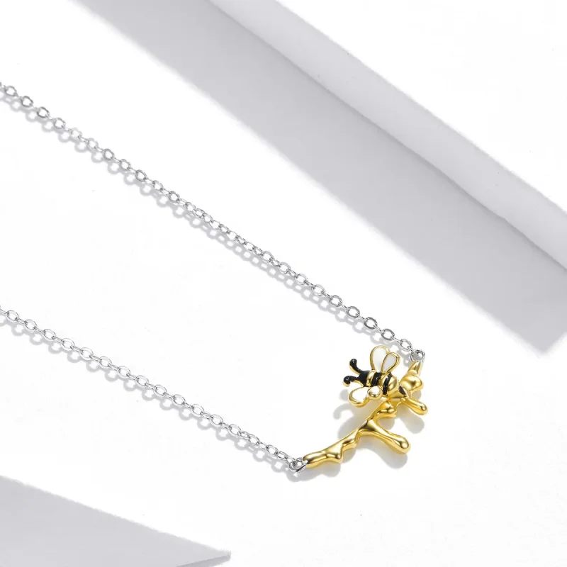 (bilde for) Pandora Style Honning og Bee Halskjede - SCN460 - Vis 4