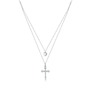 (bilde for) Pandora Style Love Cross Halskjede - BSN197