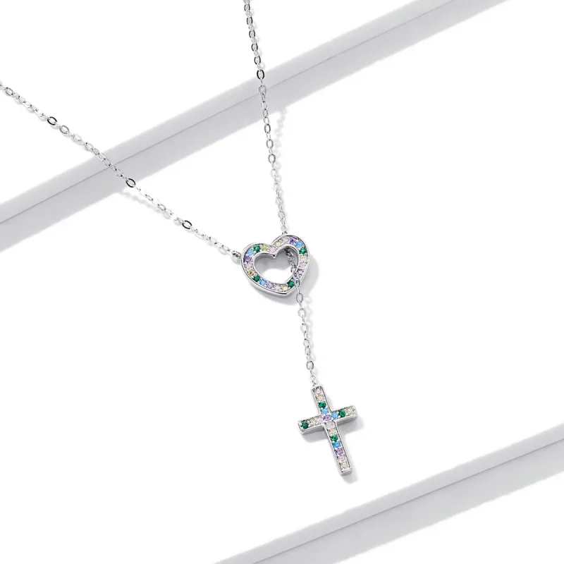 (bilde for) Pandora Style Love Cross Halskjede - BSN244 - Vis 2
