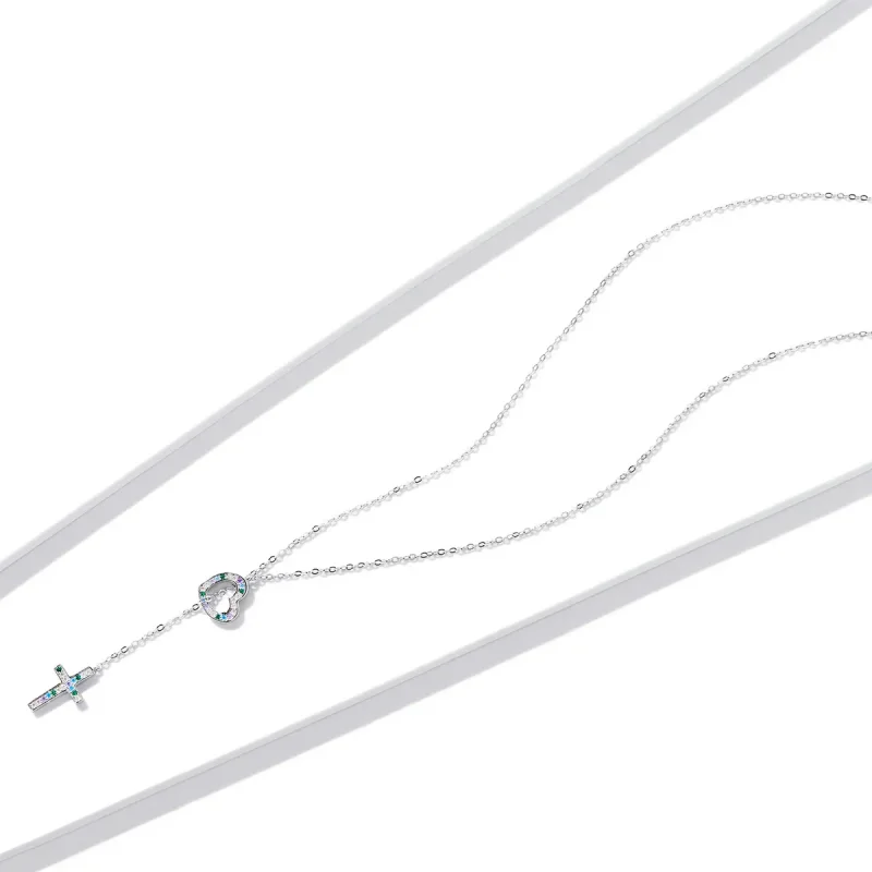 (bilde for) Pandora Style Love Cross Halskjede - BSN244 - Vis 4
