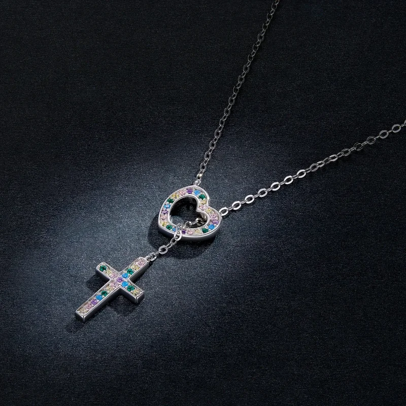 (bilde for) Pandora Style Love Cross Halskjede - BSN244 - Vis 5