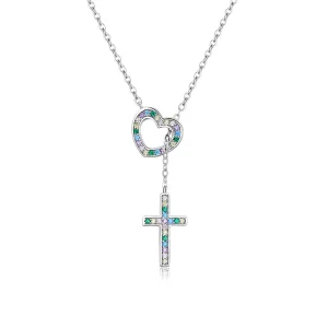 (bilde for) Pandora Style Love Cross Halskjede - BSN244