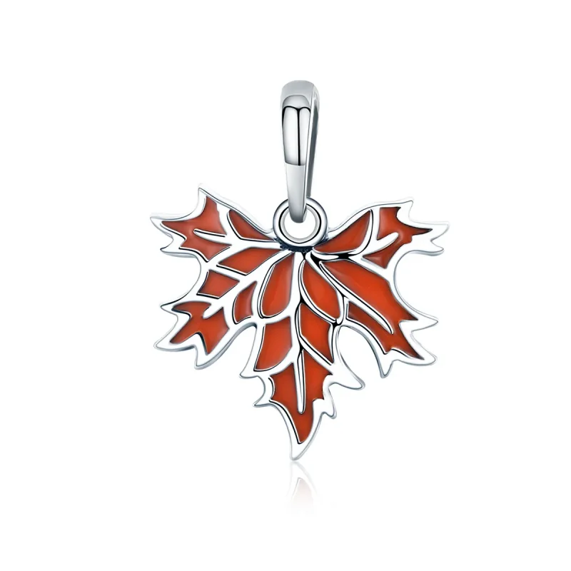 (bilde for) Pandora Style senhøst Maple Leaves Halskjede anheng - SCC585 - Vis 2