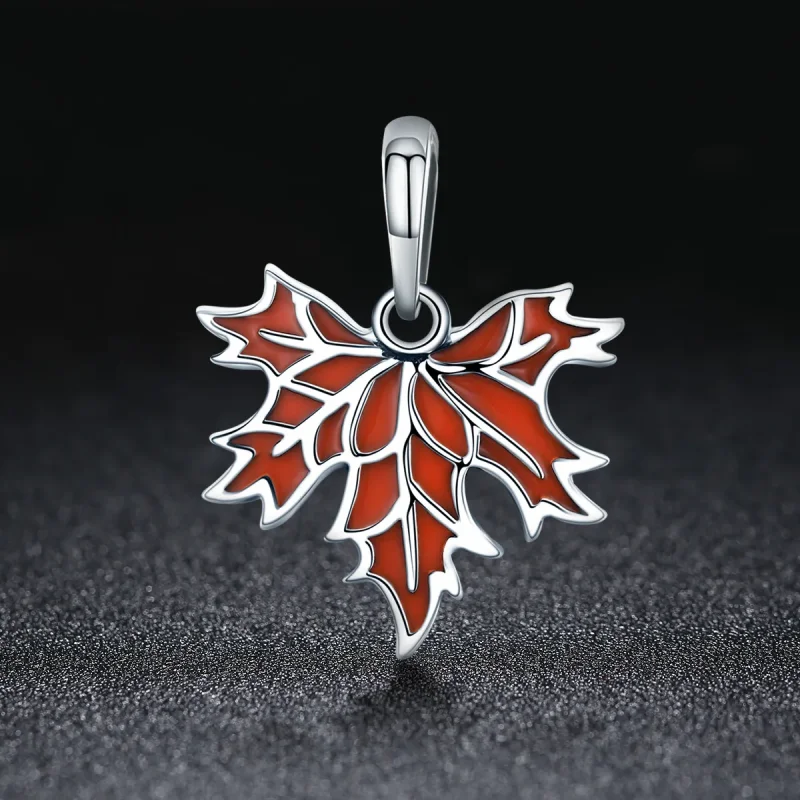 (bilde for) Pandora Style senhøst Maple Leaves Halskjede anheng - SCC585 - Vis 3