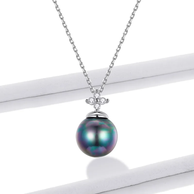 (bilde for) Pandora Style Shiny Beads Halskjede - BSN226 - Vis 2