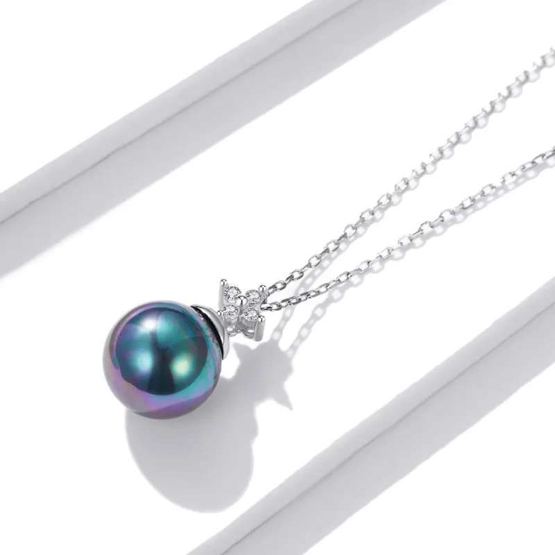 (bilde for) Pandora Style Shiny Beads Halskjede - BSN226 - Vis 4