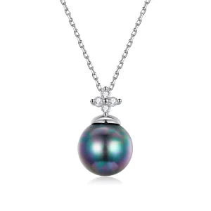 (bilde for) Pandora Style Shiny Beads Halskjede - BSN226
