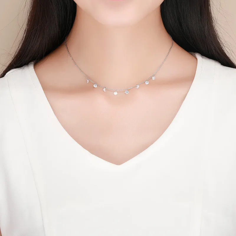 (bilde for) Pandora Style Silver Beauty of Simplicity Chain Halskjede - SCN299 - Vis 6