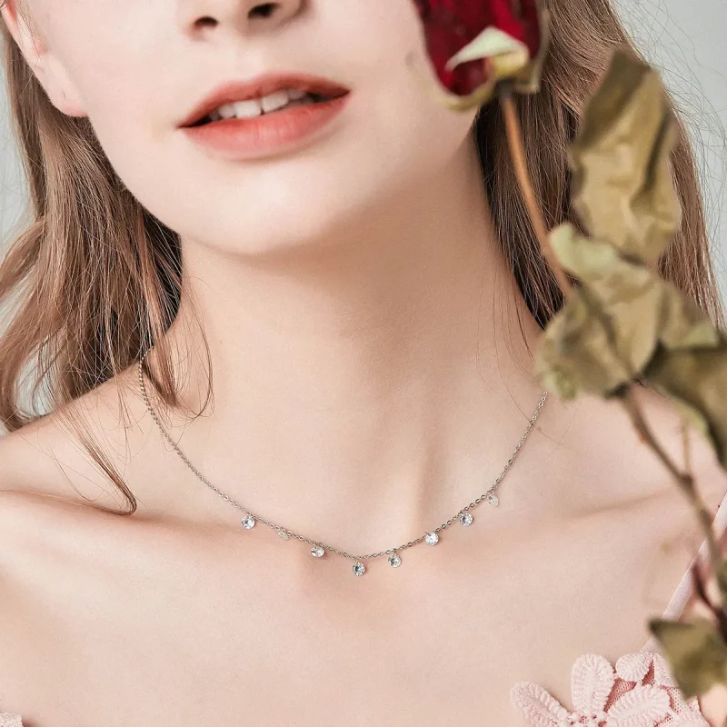 (bilde for) Pandora Style Silver Beauty of Simplicity Chain Halskjede - SCN299 - Vis 7