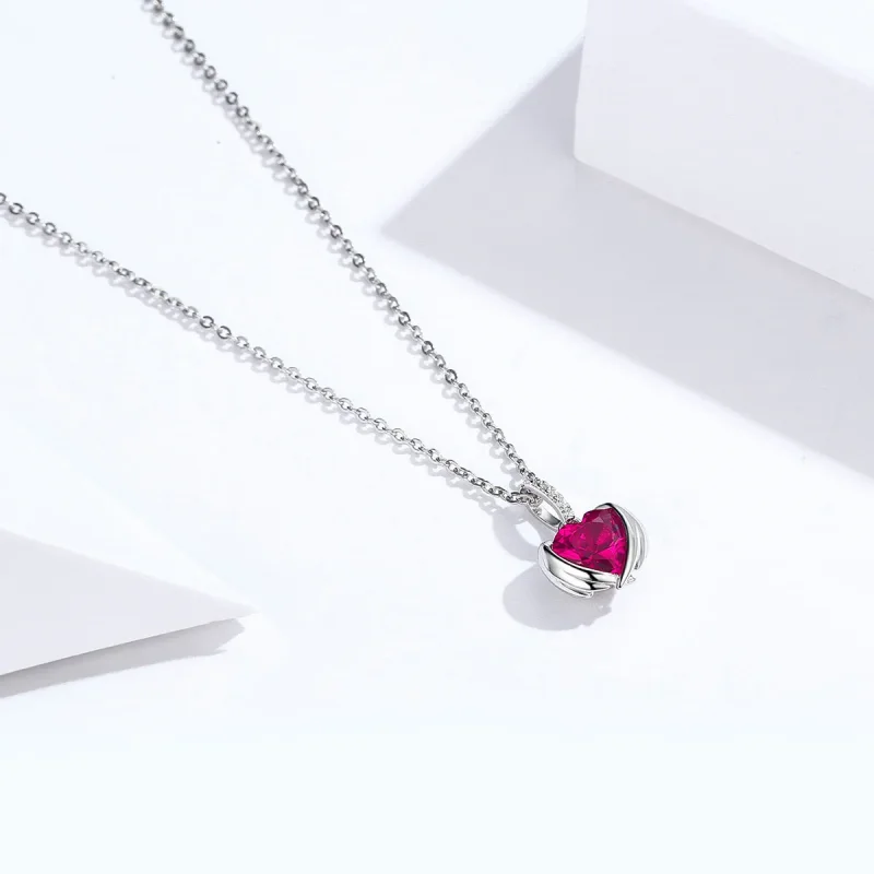 (bilde for) Pandora Style Silver Guardian Hearts Halskjede - SCN341 - Vis 4