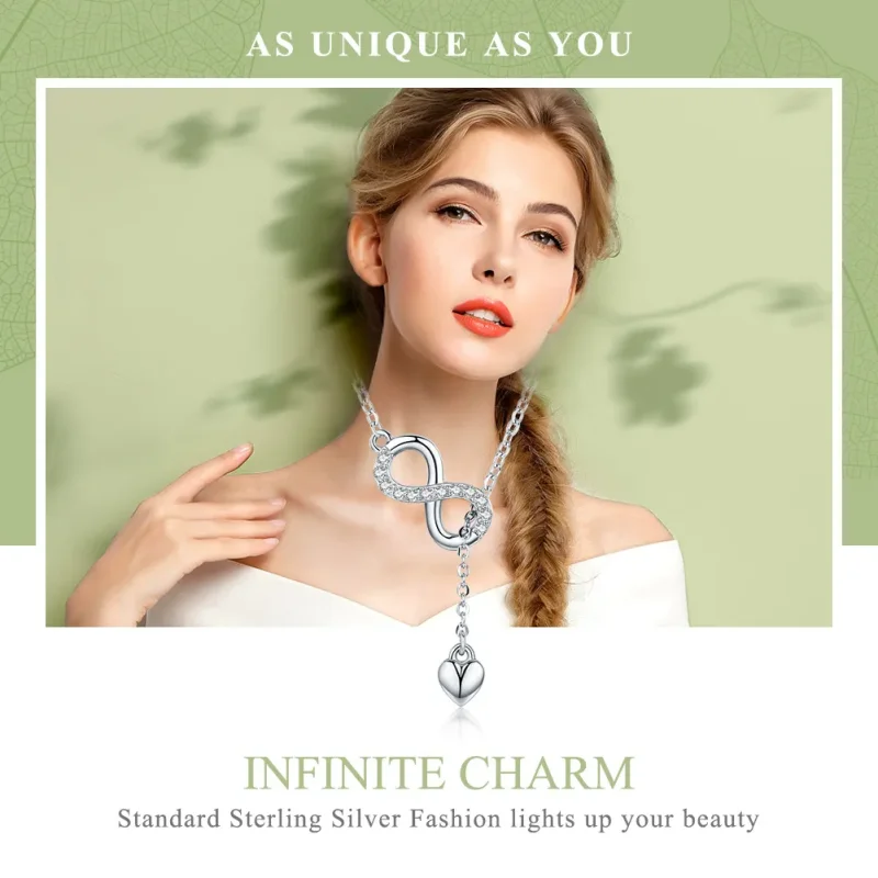 (bilde for) Pandora Style Silver Infinite Charm Halskjede - SCN223 - Vis 2