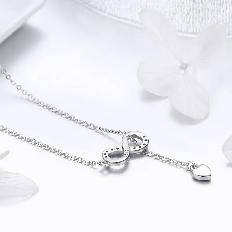 (bilde for) Pandora Style Silver Infinite Charm Halskjede - SCN223 - Vis 3