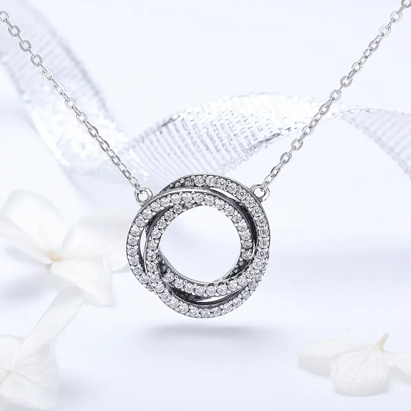 (bilde for) Pandora Style Silver Minimalism Halskjede - SCN259 - Vis 2