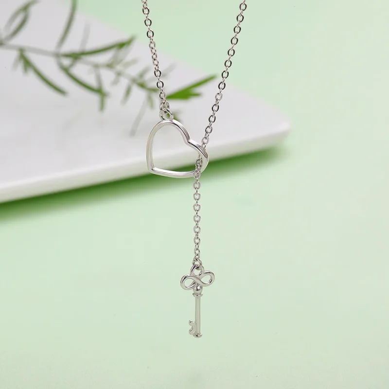 (bilde for) Pandora Style Silver Open Your Heart Halskjede - SCN107 - Vis 4