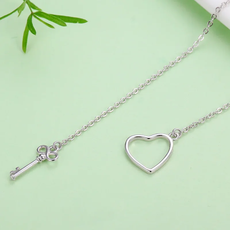 (bilde for) Pandora Style Silver Open Your Heart Halskjede - SCN107 - Vis 6