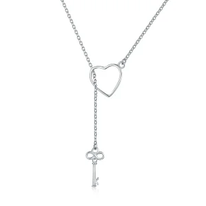 (bilde for) Pandora Style Silver Open Your Heart Halskjede - SCN107