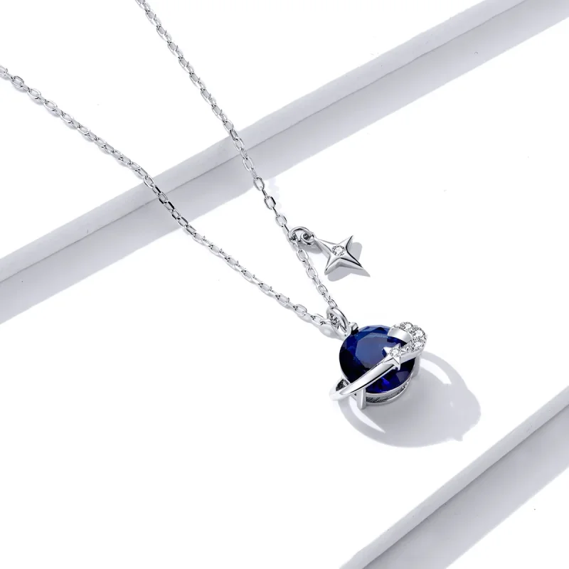 (bilde for) Pandora Style Silver Planet Pendant Halskjede - BSN166 - Vis 3